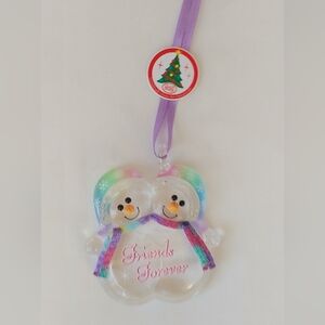 Friends Forever Snowman Ornament